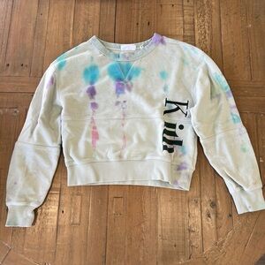 Kith Treats Tie Dye Crewneck Sweatshirt Kids Large 10/12 Years Terrycloth Logo